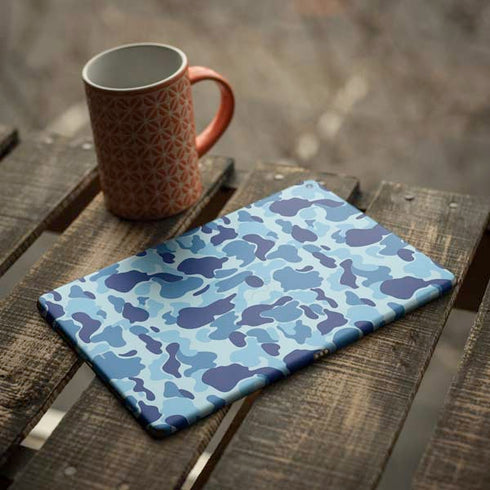 Light Blue Street Camo iPad Skins